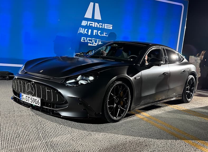 The 2027 Mercedes-Amg Gt 4-Door Coupe In Matte Black
