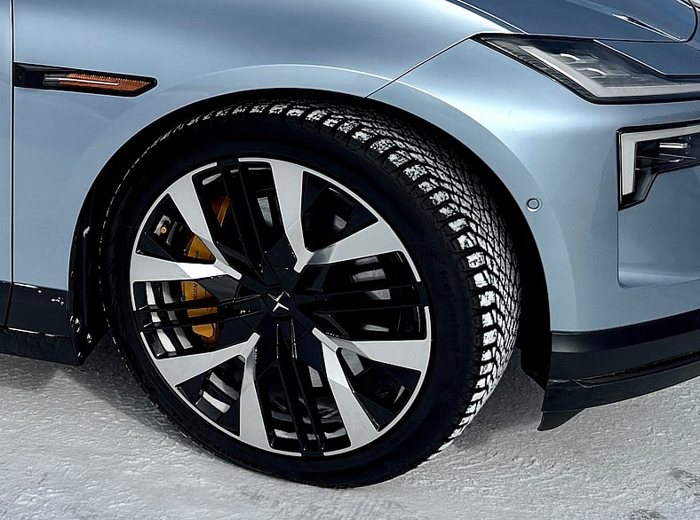 The Continental Icecontact Tires On The Polestar 4