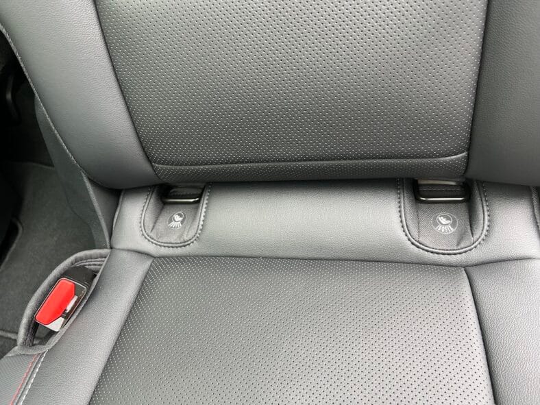 Lower Anchors Are Open And Easy To Reach In The Chevrolet Traverse