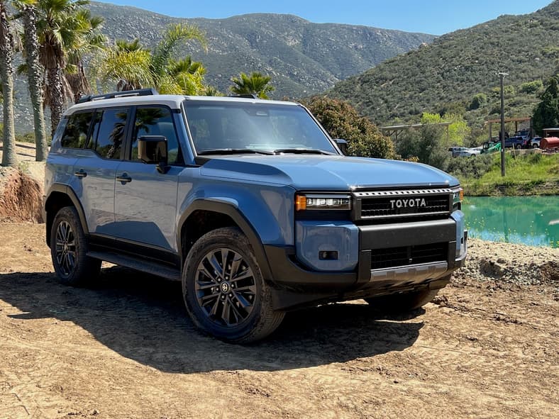We Drove the 2024 Toyota Land Cruiser. This is What You Need to Know 2 A Ront View Of The 2024 Toyota Land Cruiser