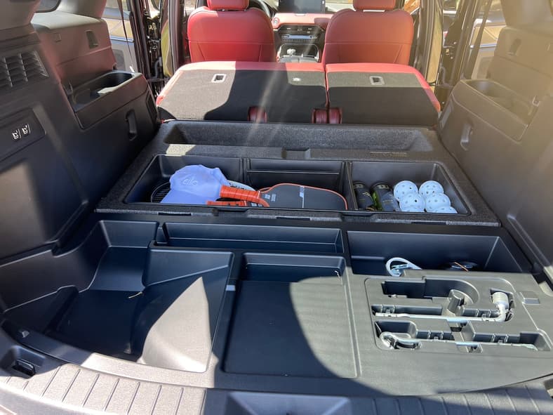 Under Floor Storage In The Mazda Cx-70