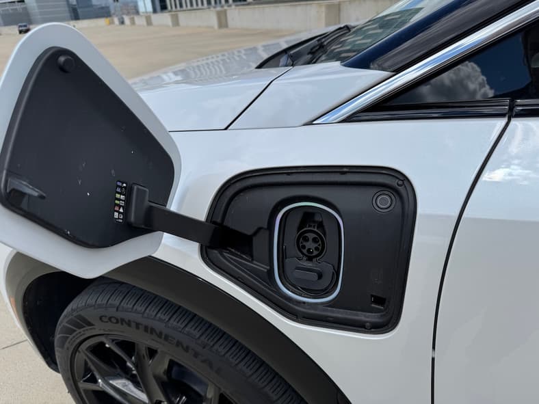The Standard Charge Port In The Cadillac Optiq