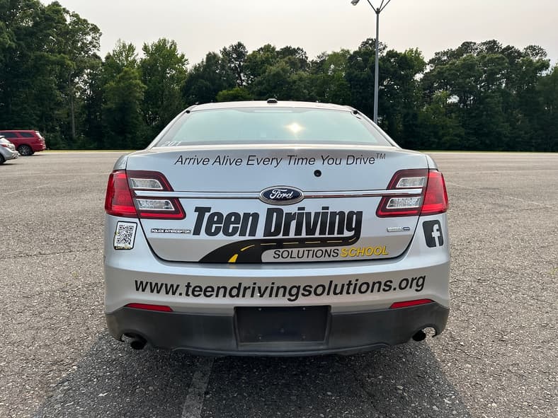 Even The Kids Thought It Was Pretty Cool To Learn Driving Skills In Retired Cop Cars