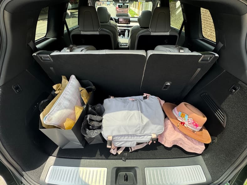 The Cargo Area Behind The 3Rd Row In The 2026 Infiniti Qx60