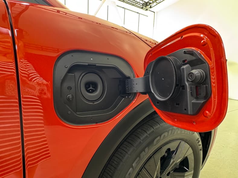 The Nacs Charge Port On The Subaru Uncharted