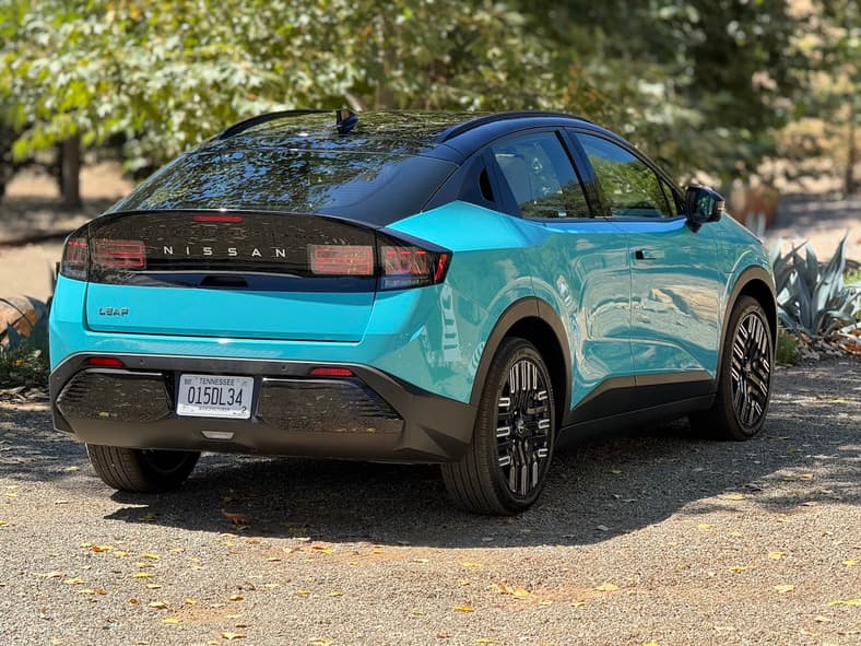 The Rear End Of The 2026 Nissan Leaf
