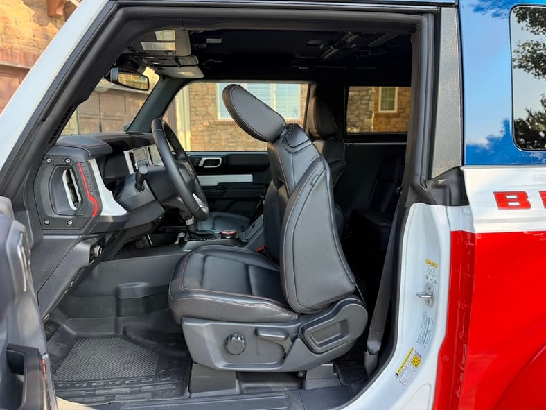 What Makes the Ford Bronco Stroppe Edition So Cool? We Test Drove It to Find Out! 6 Access To The Two Rear Seats Is A Bit Narrow In The Ford Bronco Stroppe Edition