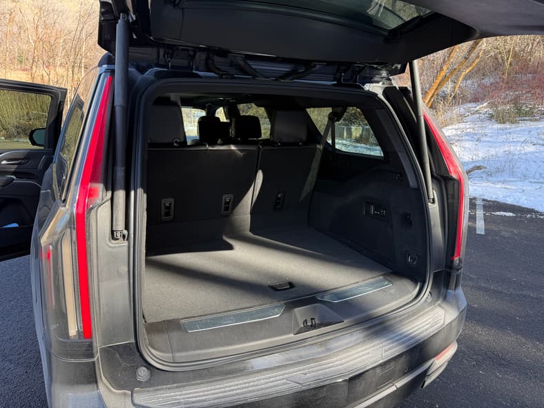 The Trunk Space Of My 2021 Cadillac Escalade