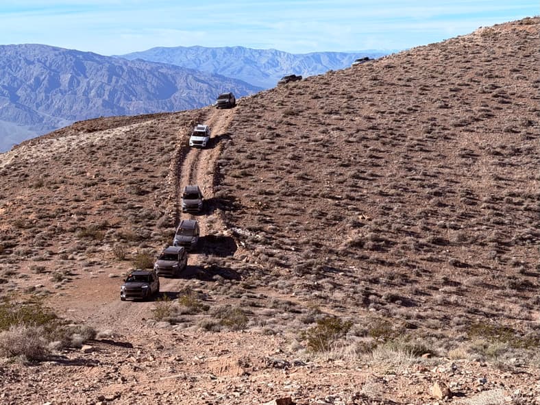 The 2026 Ford Explorer Tremor: The Best Off-Road Features Let You Discover New Trails 2 A Group Of 2026 Ford Explorer Tremor Suvs Off-Roading In Death Valley