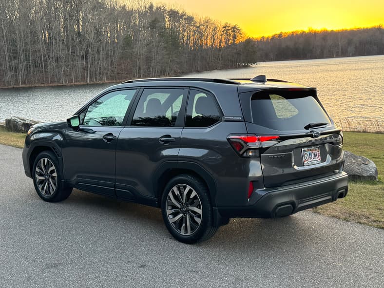 A 2026 Subaru Forester Perched By Fall Creek Falls Lake