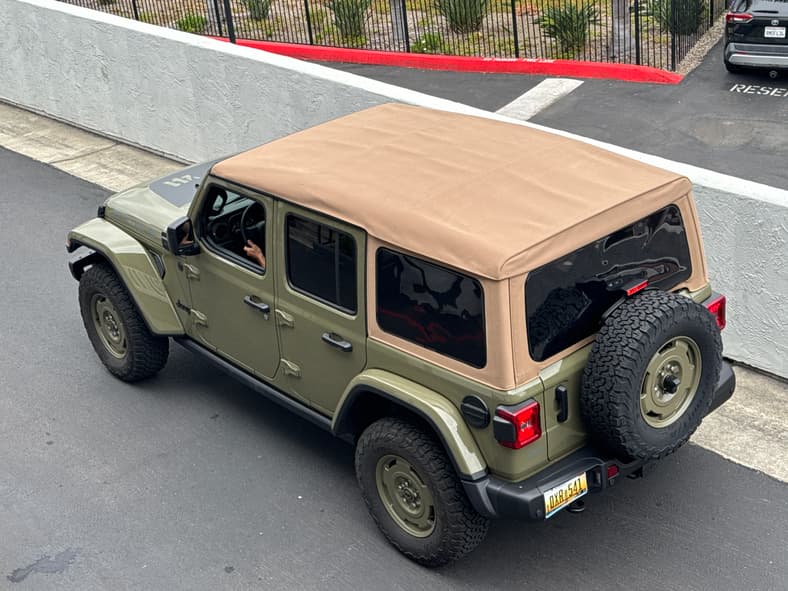 Think You Don't Need AWD or 4WD? These 7 Reasons Might Change Your Mind. 3 A Top Down View Of The 2025 Jeep Wrangler 4Xe Willys
