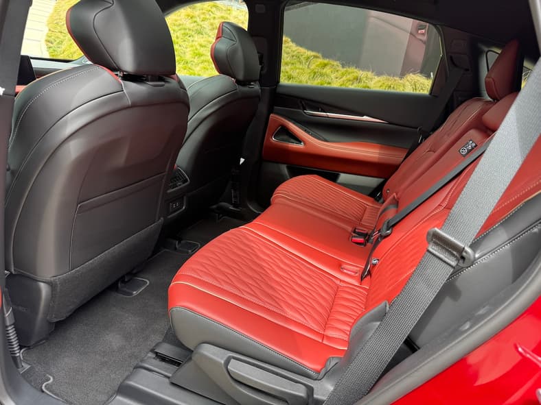 The Spacious Rear Seat In The 2027 Infiniti Qx65