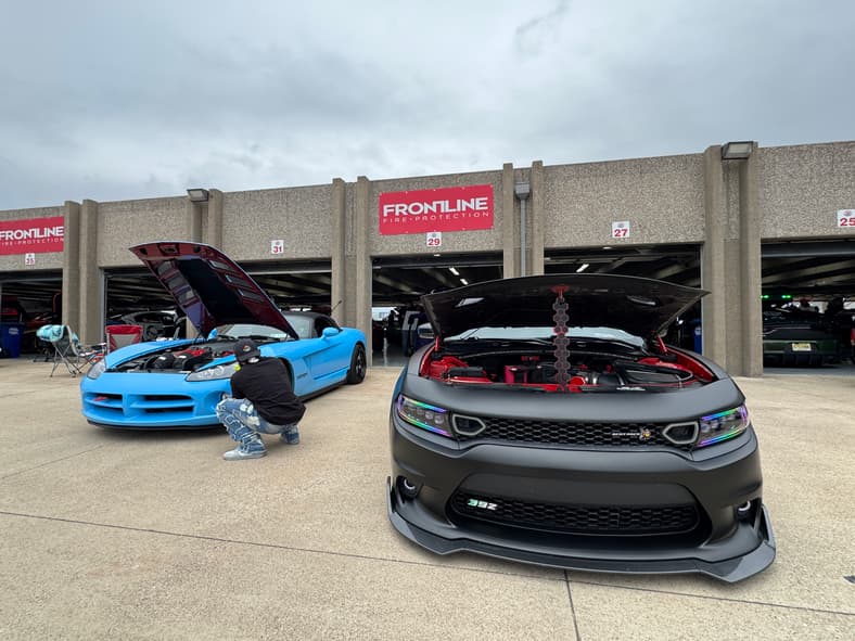 Mopar Heaven Attendees Drooling Over Other Peoples' Rides