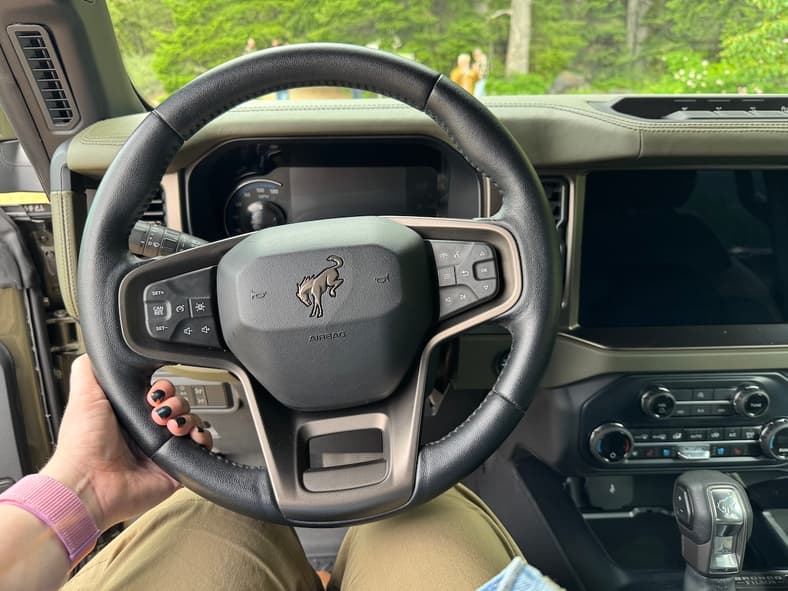 Even The Steering Wheel In The Ford Bronco Filson Takes On A More Rugged Feel