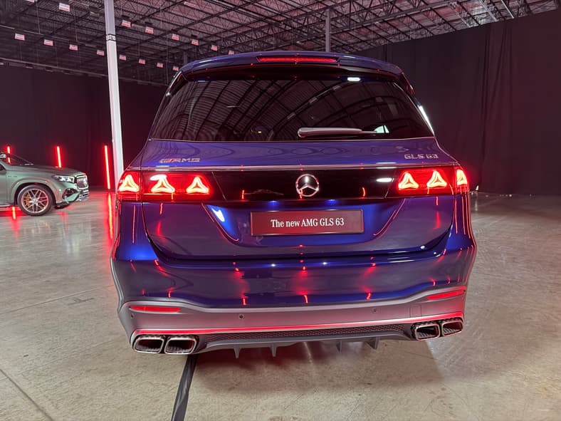 The Rear End Of The 2027 Mercedes-Amg Gls 63