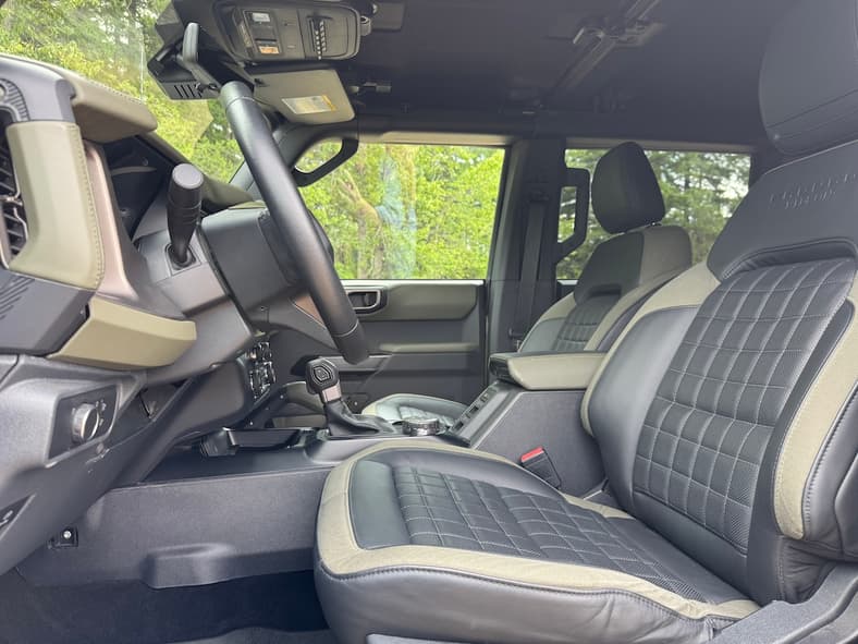 The Filson Upholstered Seats In The Ford Bronco Filson