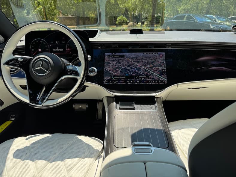 The Front Seat In Our 2027 Mercedes-Maybach S-Class Test Model