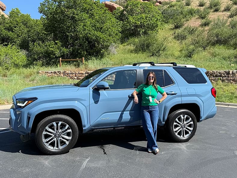 Standing In Front Of The 2025 Toyota 4Runner