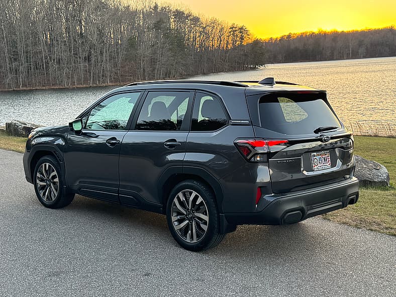 A 2026 Subaru Forester Perched By Fall Creek Falls Lake