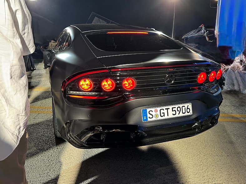 The Iconic Rear End Of The 2027 Mercedes-Amg Gt 4-Door Coupe 
