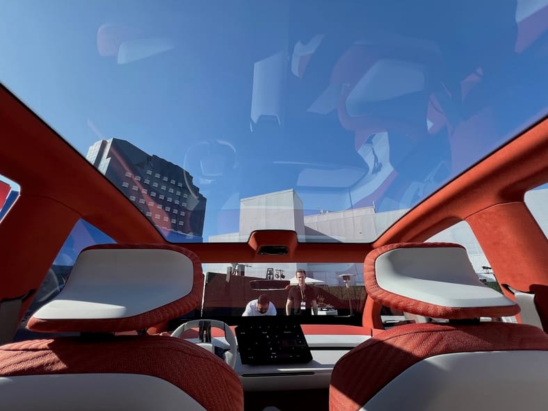 The Glass Roof Is Expansive In The Bmw Neue Klasse X