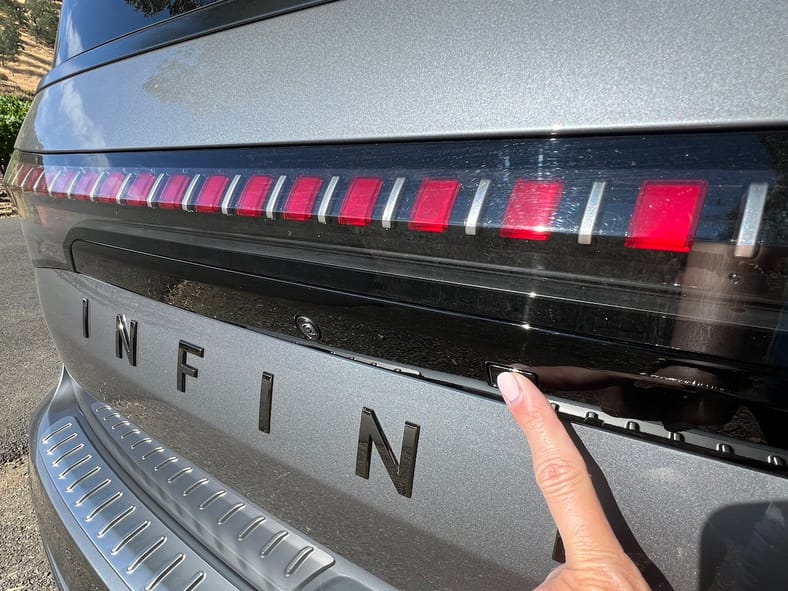 Under The Piano Key Light Bar Also Is This Button To Open The Liftgate 17