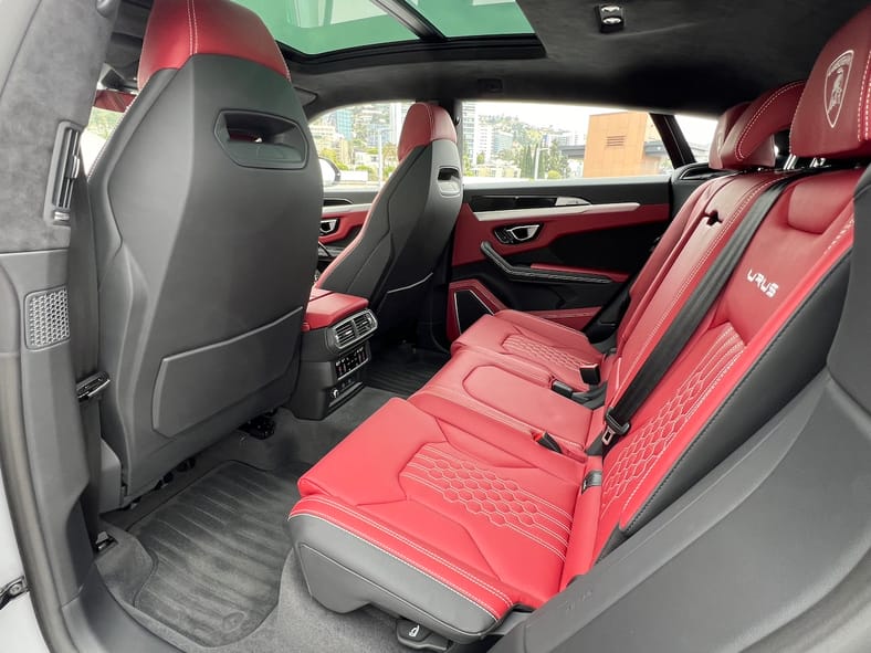 11 Things You'll Have to Get Used to When You Drive a Lamborghini Urus Supercar 9 The Roomy Rear Seat In The Lamborghini Urus S