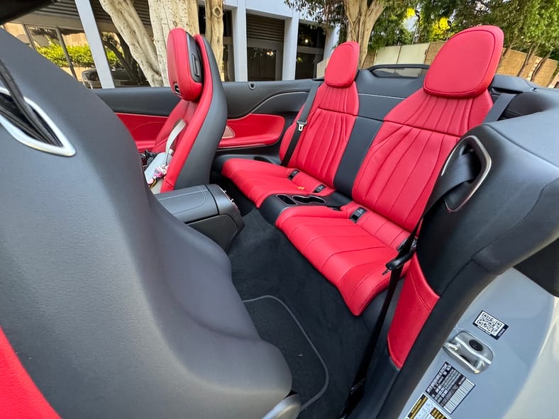 Access to the rear seats in the Mercedes-Benz CLE