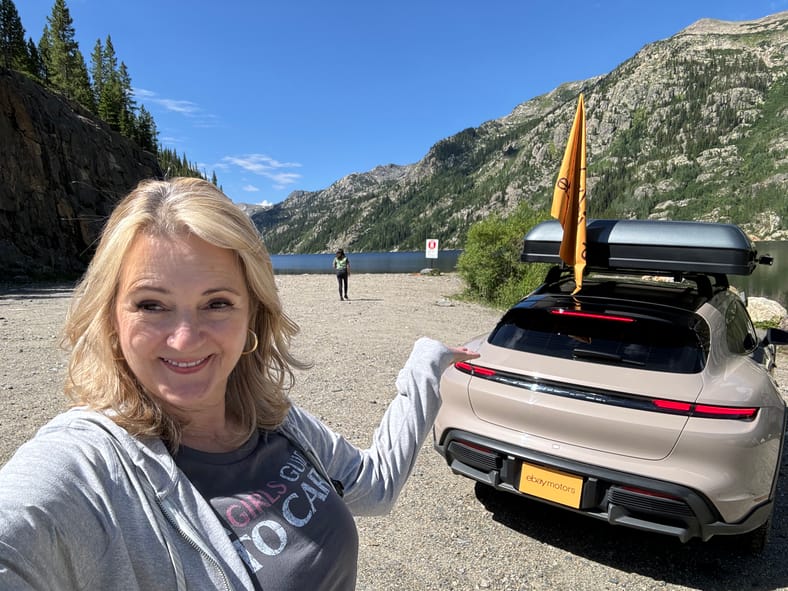 Your New Car is Built For Off-Roading. But Does It Have What It Takes for Overlanding? 4 We Made It To The Reservoir, More Than 10,000 Feet, In The All Electric Porsche Taycan