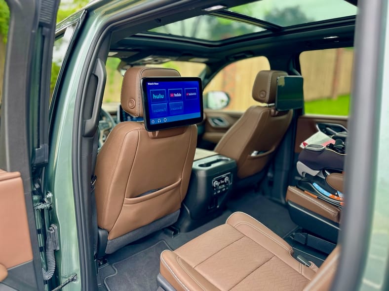 2024 Chevrolet Suburban full size SUV road trip entertainment system