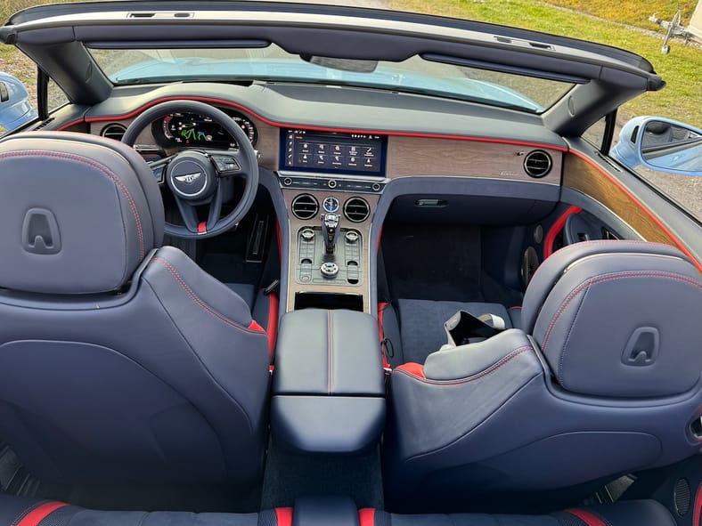 2025 Bentley Continental GT First Drive: Why This Jeweled Hybrid Will Make You Smile 7 The 2025 Bentley Continental. From The Rear Seats