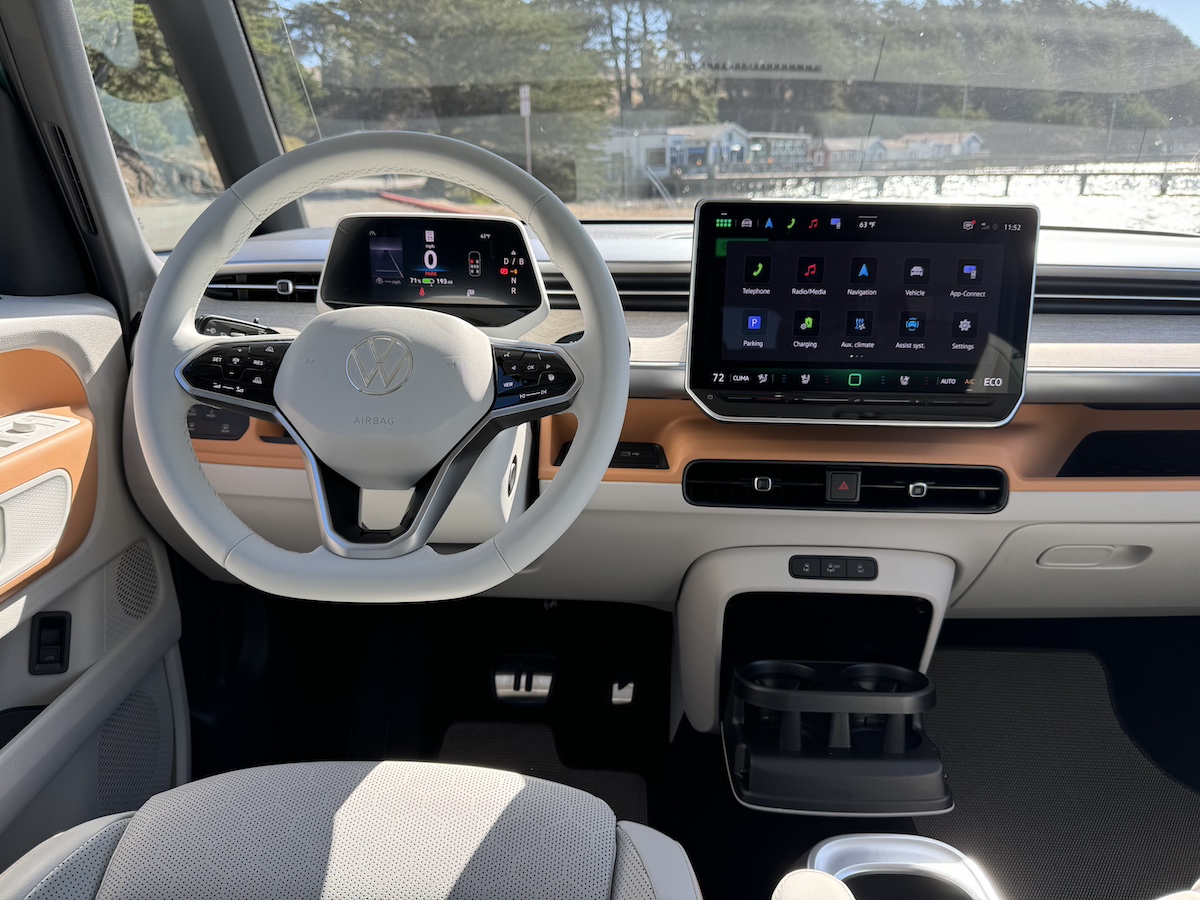 The View From The Driver'S Seat In The 2025 Vw Id Buzz