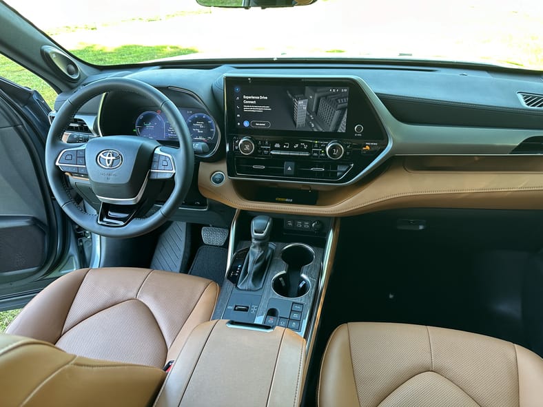 Driving the 2024 Toyota Highlander Hybrid Brought Pleasant Memories Back to the Surface 3 An Interior Shot Of The 2024 Toyota Highlander Hybrid From The Backseat