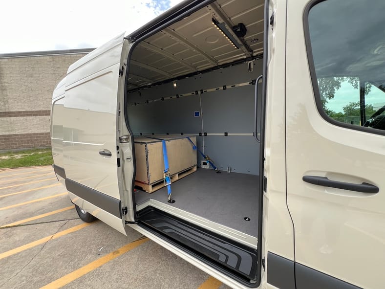 The Oddest Test Drive of the Year Also Might Be the Most Brilliant: Mercedes-Benz eSprinter Electric Van 4 The Cargo Area In The Mercedes-Benz Esprinter