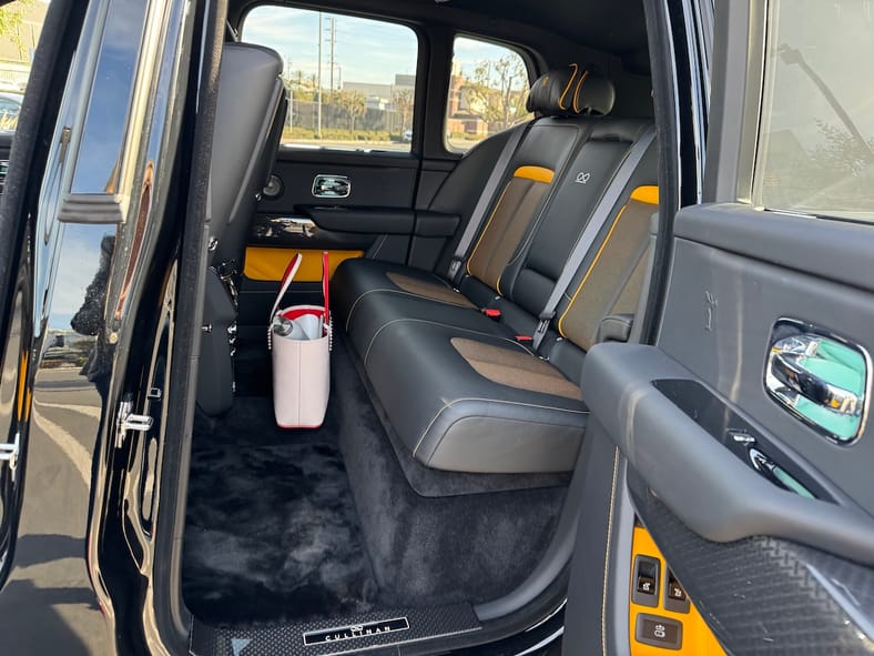 The Rear Seat In The Rolls-Royce Cullinan Series Ii