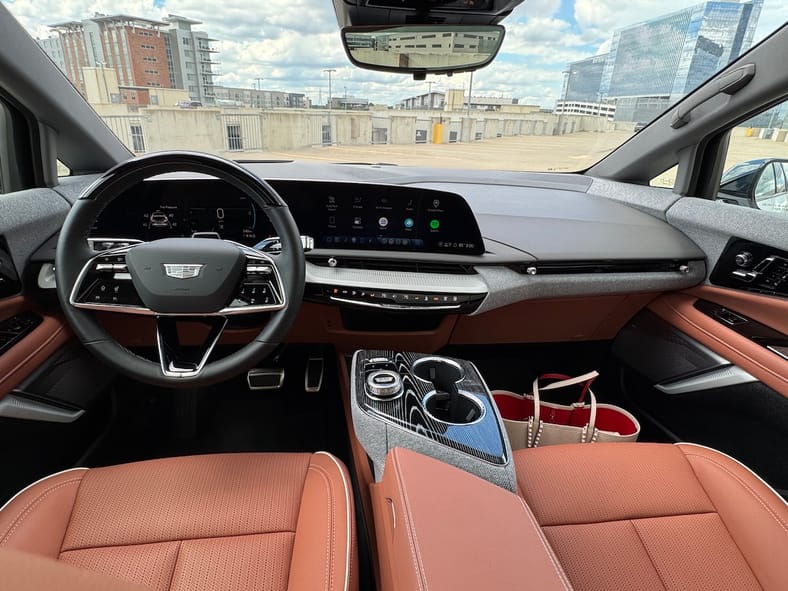 The Front Seat In The Cadillac Optiq