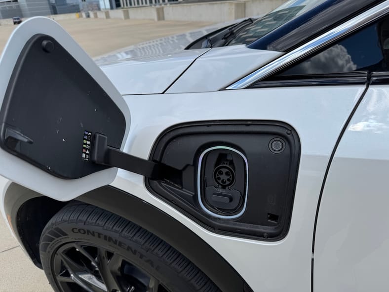 The Standard Charge Port In The Cadillac Optiq