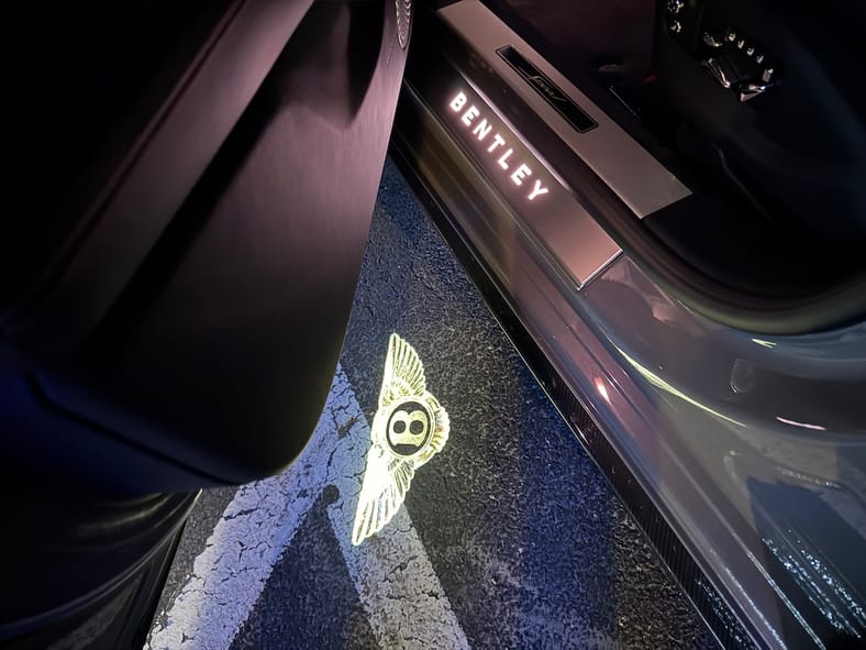 Puddle Lights Are Like No Other In The Bentley Flying Spur