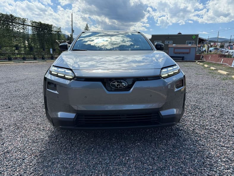 The Front Fascia Of The 2026 Subaru Solterra