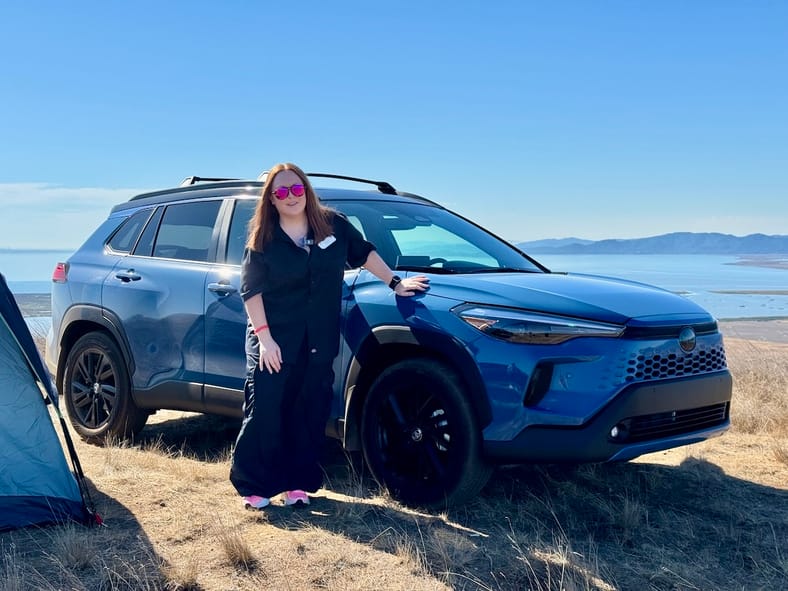 Natalie Merola With The 2026 Toyota Corolla Cross