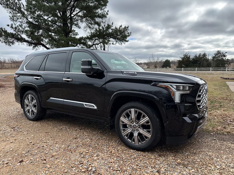 The Side Profile Of The 2024 Toyota Sequoia Capstone