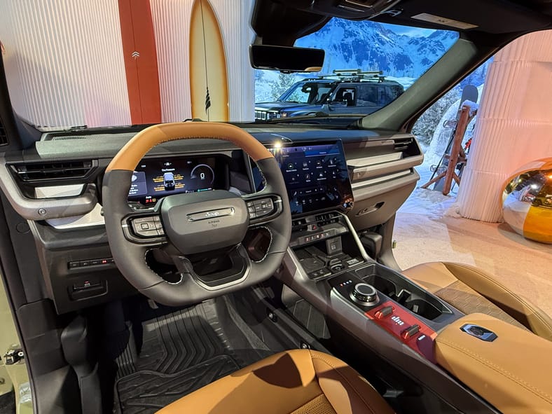 The Driver'S Seat And Interior Technology Packed Into The 2026 Jeep Recon Ev Suv