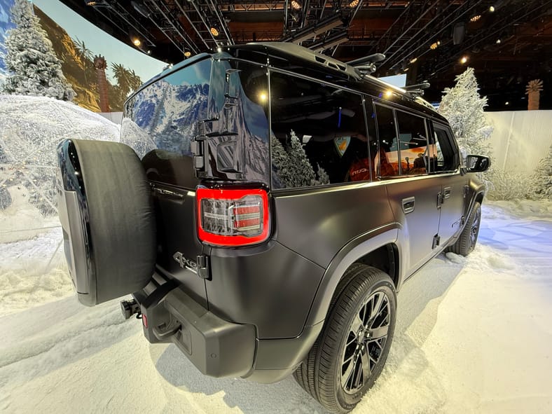 The Boxy Rear End Of The 2026 Jeep Recon Ev Suv