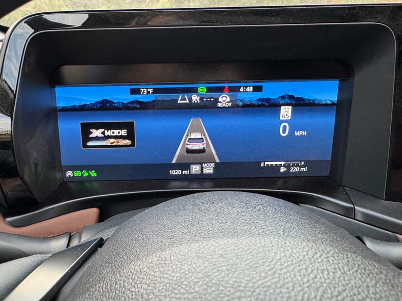 The Driver'S Information Display Of The 2026 Subaru Outback