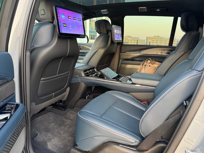 The Executive Package In The Cadillac Escalade Iq Adds This Center Console, Powered Seats And More Features