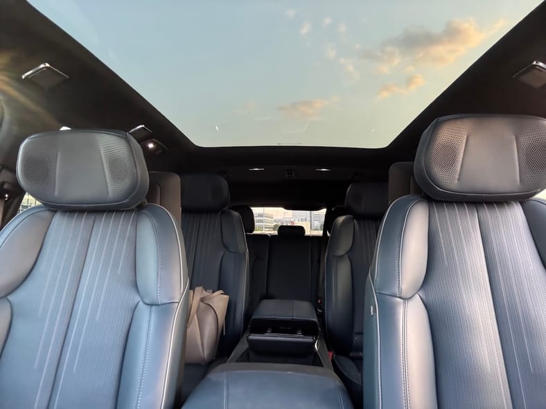 The Interior Of The Cadillac Escalade Iq