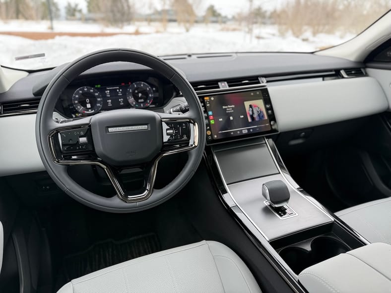 The Front Seat In The 2025 Range Rover Velar