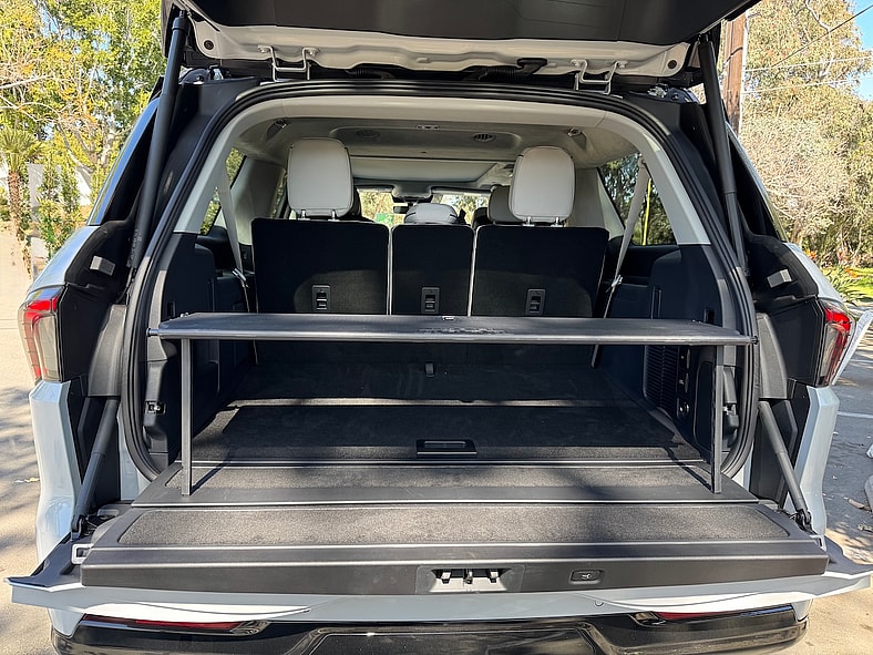 The Cargo Area With The Management System In Place In The 2025 Lincoln Navigator