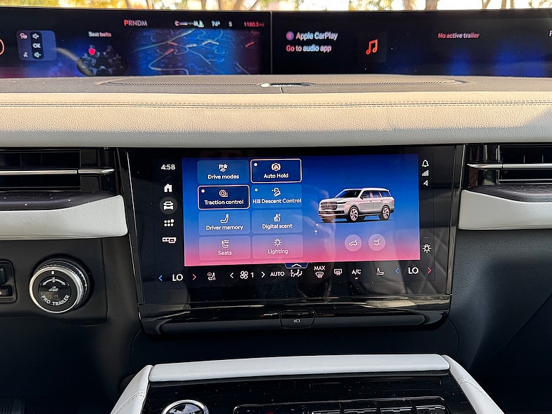 The Cargo Area With The Management System In Place In The 2025 Lincoln Navigator