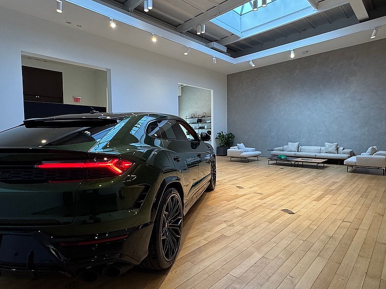 Lamborghini Models Are On Display, Or Not, At The Lamborghini Lounge